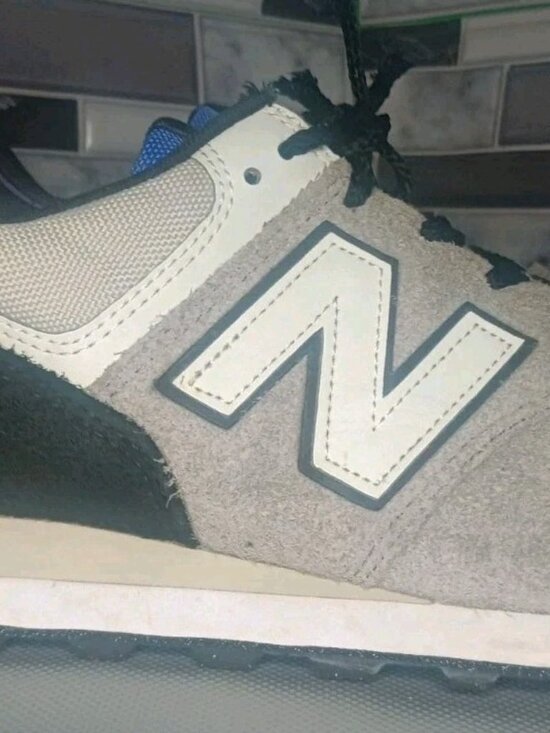 New Balance 574 Low Grey Purple Suede Shoes Sneakers U574CB2 Men\'s Size 11.5 main image 9